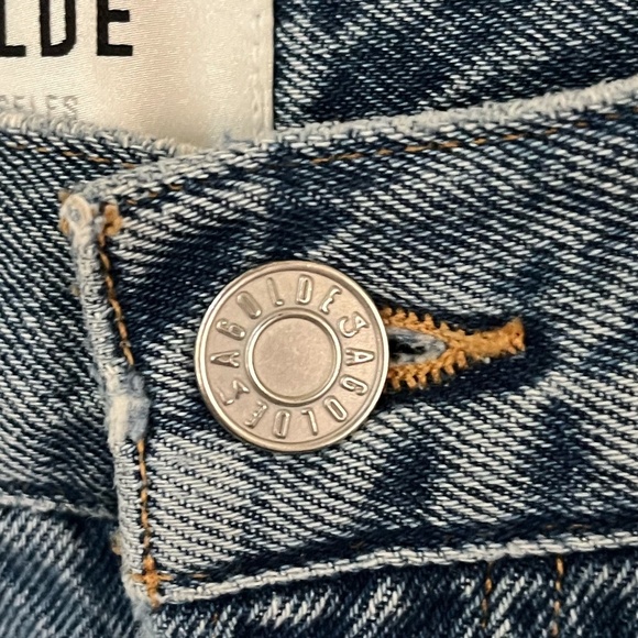 AGOLDE | Classic Jamie High-Rise Tapered Distressed Wash Denim Jeans | Size 25 - Picture 8 of 16